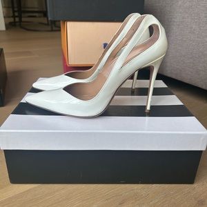 COPY - Aquazzura white heels size 8